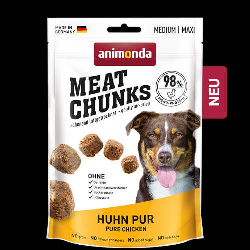 Animonda Meat Chunks Chicken pur - jutalomfalat (csirke) kutyák részére (60g)