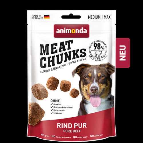 Animonda Meat Chunks Beef pur - jutalomfalat (marha) kutyák részére (60g)
