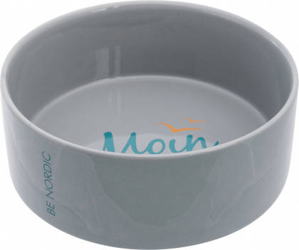Trixie Be Nordic Ceramic Bowl - kerámi tál (szürke,mintás) kutyák részére (1,4l /Ø20cm)