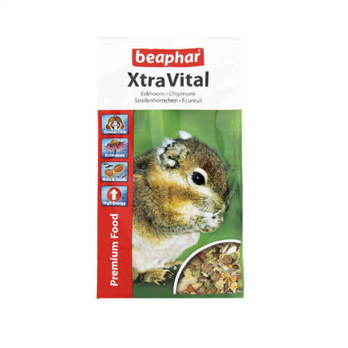Beaphar Xtra Vital  - Teljesértékű eleség mókusnak (800g)