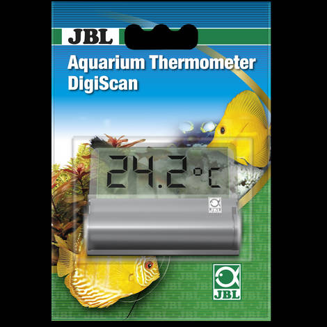 JBL Aquarium Thermometer DigiScan - akváriumi hőmérő (6,5 cm x 5,0 cm)