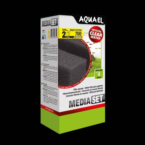 AquaEl Media Set ASAP Filter 700 Standard - cserélhető szivacsbetét (2db)