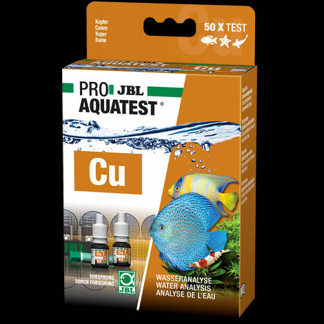 JBL ProAquaTest Cu Copper - Gyorsteszt édesvízi/tengeri akváriumok és tavak réztartalmának meghatározásához