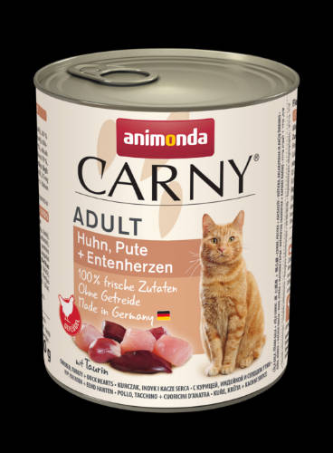 Animonda Carny Adult ( csirke,pulyka, kacsa) konzerv - Felnőtt macskák részére (800g)