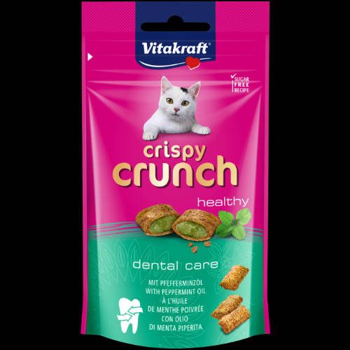 Vitakraft Crispy Crunch - jutalomfalat (dental care) macskák részére (60g)