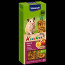 Vitakraft Kracker Dupla Rúd (gyümölcs,gabona) – kiegészítő eleség hörcsögök részére (2x56g)