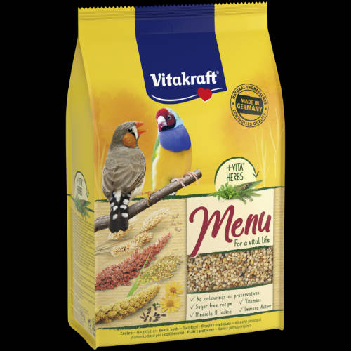 Vitakraft MENU complete - Teljesértékű eledel - egzotikus madarak részére (500g)