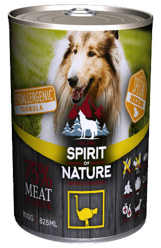 Spirit of Nature Hypoallergenic DOG (Ostrich) 800g