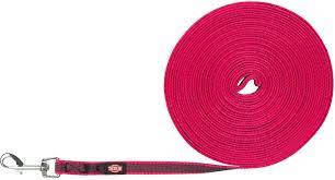 Trixie Tracking Leash, rubberized - nyomkövető póráz (pink) kiképzéshez (S-M) 15m/15mm
