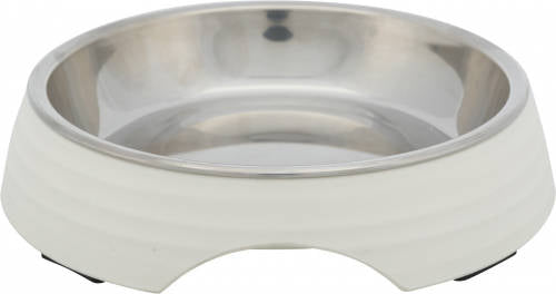 Trixie Bowl Stainless Steel - rozsdamentes tál (fehér) kutyák és macskák részére (0,2l /Ø14cm)