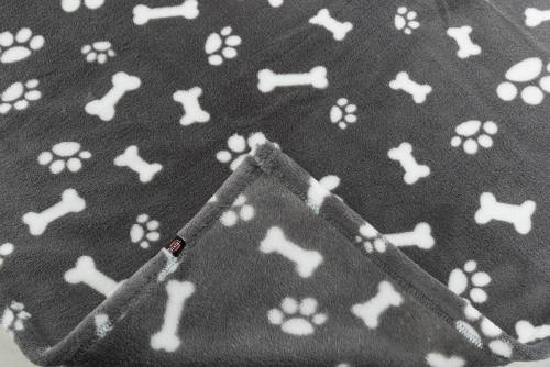 Trixie Kenny Blanket - takaró (szürke,mintás) kutyák részére (75x50cm)