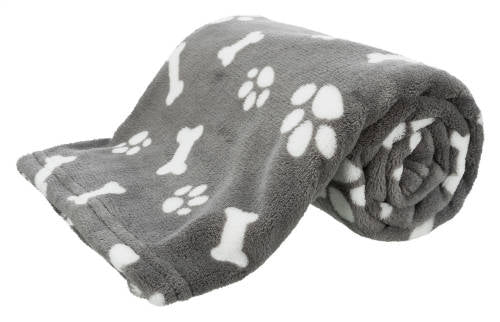 Trixie Kenny Blanket - takaró (szürke,mintás) kutyák részére (100x75cm)