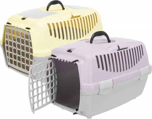Trixie Capri - szállítóbox (világos lila/világosszürke) 6kg alatti kisállatok részére (32x31x48cm)