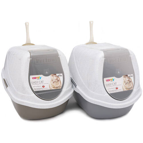 Comfy Easy Cat - fedeles macska wc (latte) 54x40x40cm