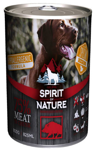 Spirit of Nature Hypoallergenic DOG (Wild boar/Vaddisznó) 800g