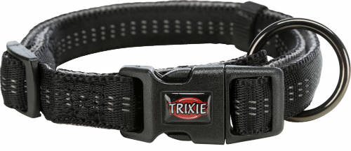 Trixie Softline Elegance Collar - nyakörv (fekete/grafit) kutyák részére (S-M) 30-45cm/15mm