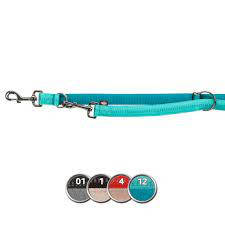 Trixie Softline Elegance Adjustable Leash - állítható póráz (óceánkék,benzinkék) L-XL (2m/25mm)