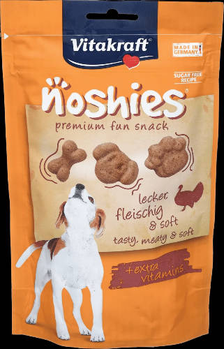 Vitakraft Noshies Premium - jutalomfalat (pulyka) kutyák részére (90g)