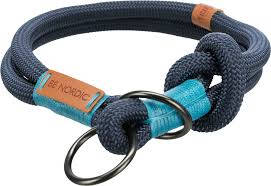 Trixie Be Nordic Collar - nyakörv fonott kötélből (sötétkék/világoskék) L-XL (50cm/Ø13mm)
