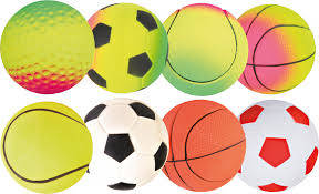 Trixie Sport Ball - habszivacs játék (sport labda) kutyák részére (4,5cm)