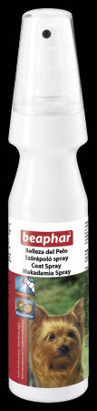 Beaphar Szőrápoló spray - makadámia olajjal - kutyák és macskák részére (150ml)