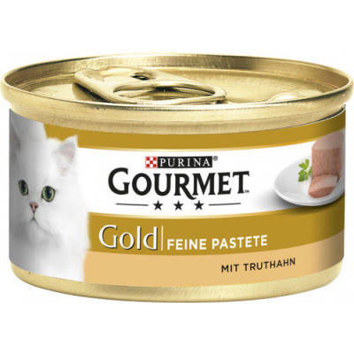 Gourmet Gold (pulykapástétom) nedvestáp - macskák részére (85g)