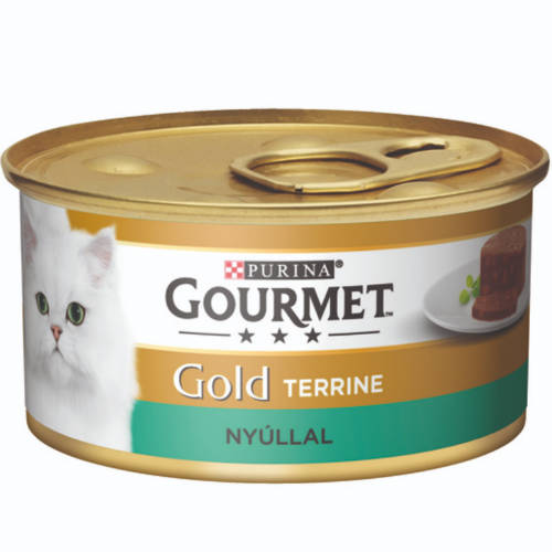 Gourmet Gold Terrine (nyúlhús darabok pástétomban) nedvestáp - macskák részére (85g)