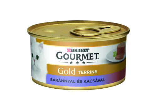 GOURMET GOLD Succulent Delights Marhával nedves macskaeledel 85g
