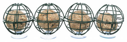 Trixie Fat ball holder for window pane - faggyúgolyó tartó (sötétzöld) Ø7x29cm