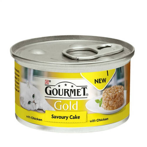 Gourmet Gold Savoury Cake (csirke,sárgarépa) nedvestáp - macskák részére (85g)