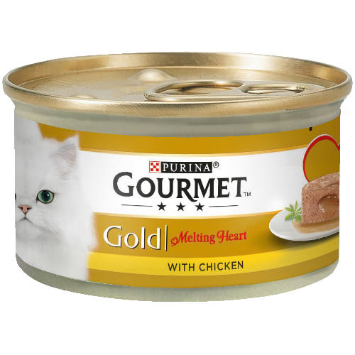 Gourmet Gold Melting Heart (csirke) nedvestáp - macskák részére (85g)