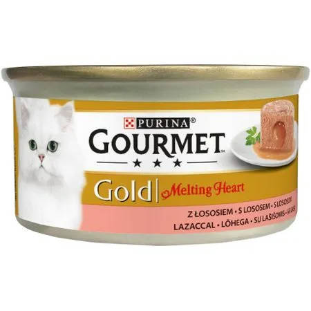 Gourmet Gold Melting Heart (lazac) nedvestáp - macskák részére (85g)