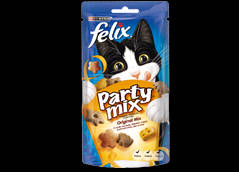 Felix Party Mix Original Mix (pulyka,máj) jutalomfalat - macskák részére (60g)