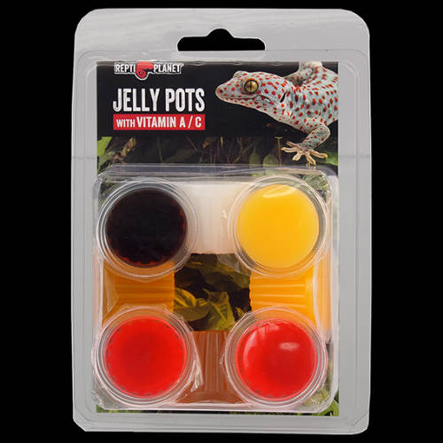 Repti Planet Jelly Mixed - kiegészítő takarmány (több féle íz) hüllők és gerinctelenek részére (8db)