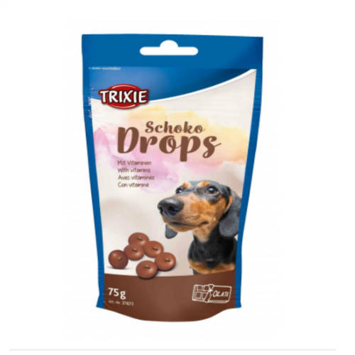 Trixie Chocolate Drops - jutalomfalat (csokoládé) 75g