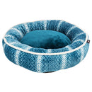 Trixie Xmas Lumi Cushion - kerek párna (petrolzöld/fehér) kutyák részére (Ø50)