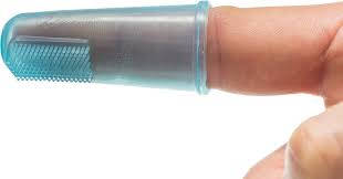 Trixie Silicone Finger Toothbrush Set - ujjra húzható fogkefe készlet (szilikon) macskák és kistestű kutyák részére (2db/6cm)