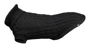 Trixie Kenton Pullover - pulóver (fekete) kutyák részére (S) 40cm