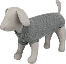 Trixie Kenton Pullover - pulóver (szürke) kutyák részére (XS) 27cm