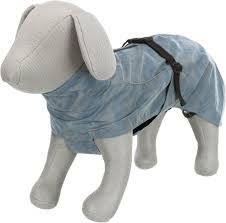 Trixie Dog raincoat Lunas - esőkabát (kék,ezüst) kutyák részére (S) 36cm