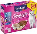 Vitakraft Poésie Déli Sauce - nedvestáp (tőkehal, fekete tőkehal) macskák részére (7X85g)