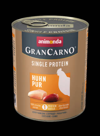 Animonda GranCarno Adult (single protein) konzerv - Felnőtt kutyák részére, csrikehússal (800g)