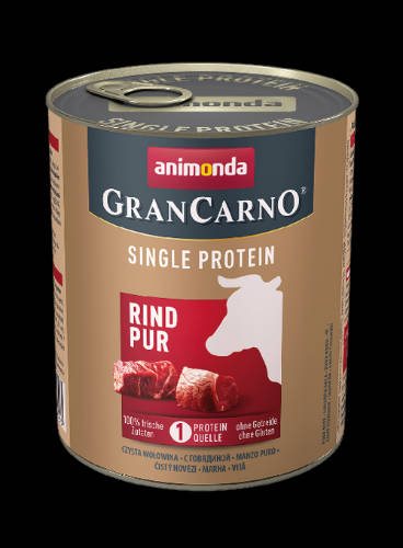 Animonda GranCarno Adult (single protein) konzerv - Felnőtt kutyák részére, marhahússal (800g)