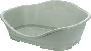 Trixie Be Eco Sleeper Plastic Bed - műanyag fekhely (szürkészöld) kutyák részére (80x53cm)