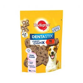 Pedigree Dentastix Chewy Chunx - jutalomfalat (marha) kutyák részére (68g) 5-15kg