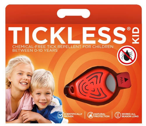 Tickless Kid - Vegyszermentes kullancsriasztó gyermekeknek - narancs