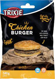 Trixie Chicken Burger - jutalomfalat (csirke,marhabőr) kutyák részére (140g)