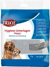 Trixie Nappy hygiene pad with activated carbon (aktív szénnel) - kutyapelenka 40x60cm (7db)