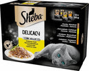 Sheba Delicacy in Jelly Adult - Alutasakos (Baromfi válogatás, zselés) macskák részére (12x85g)