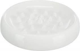 Trixie Ceramic Bowl - kerámia, evéslassító tál (fehér) macskák részére (0,25l /Ø18cm)